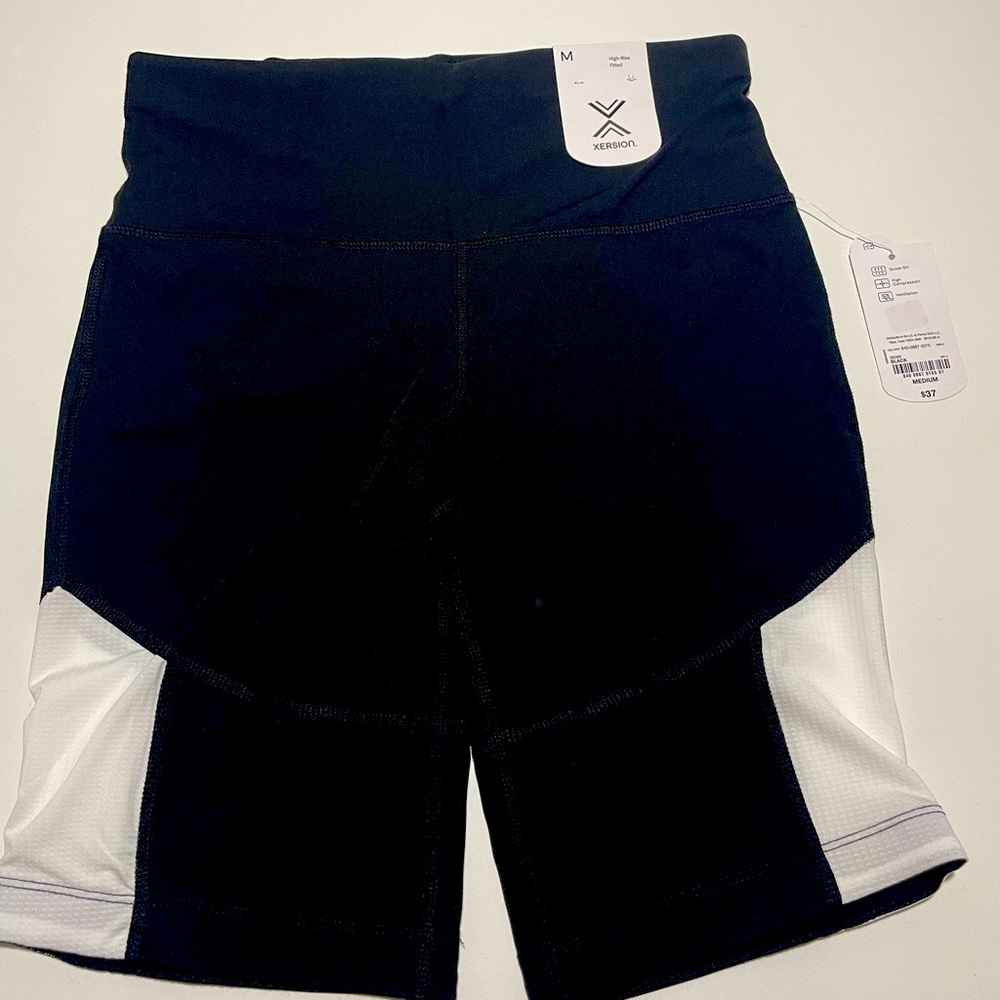 Black biker shorts